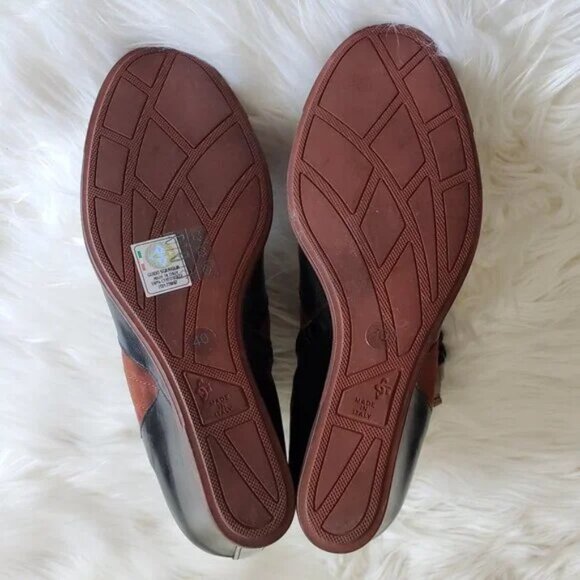 Guido Sgariglia Leather Colorblock Lace Up Boots SZ 9 - Picture 4 of 10